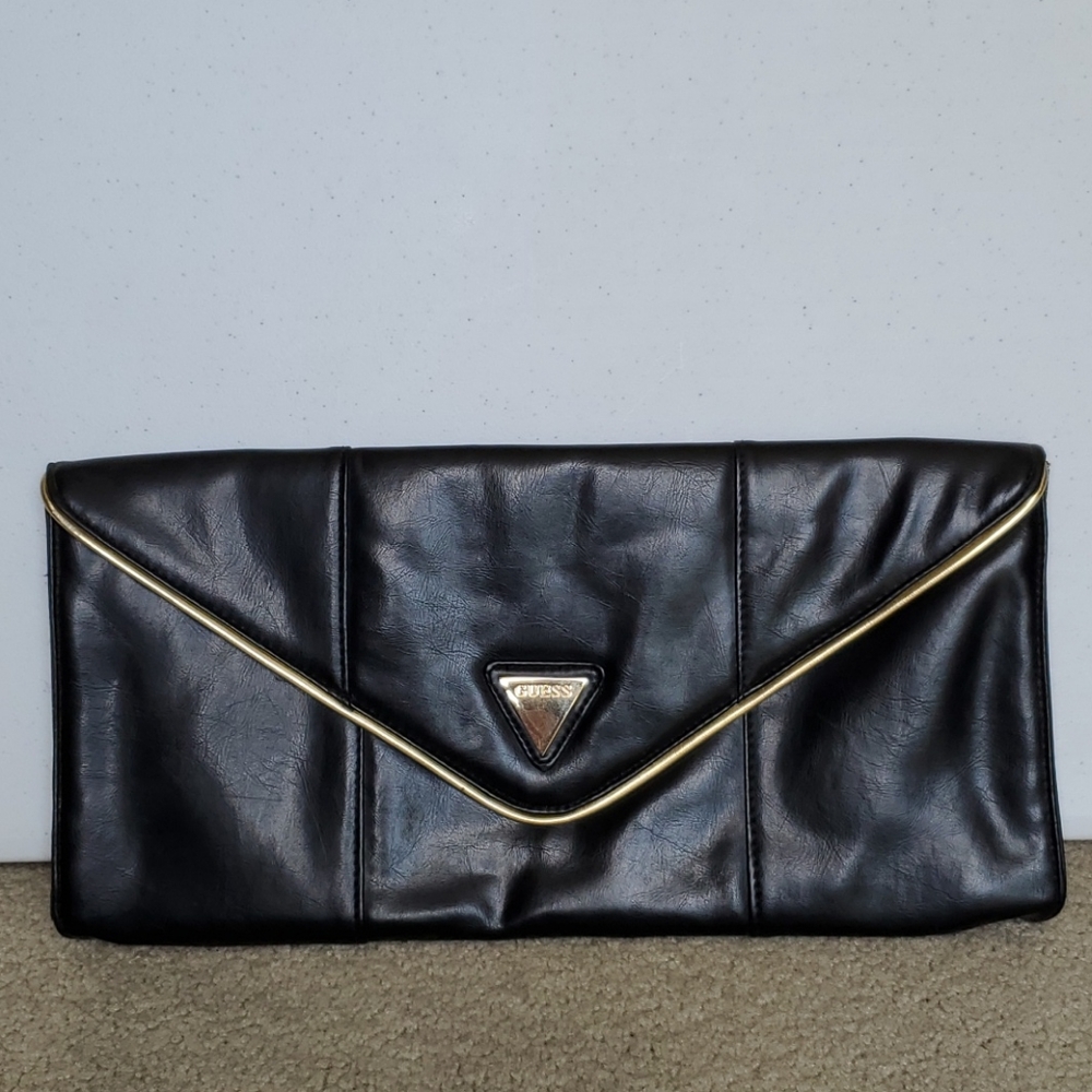 GUESS Black Clutch Purse
